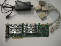 16路PCI模拟电话语音卡